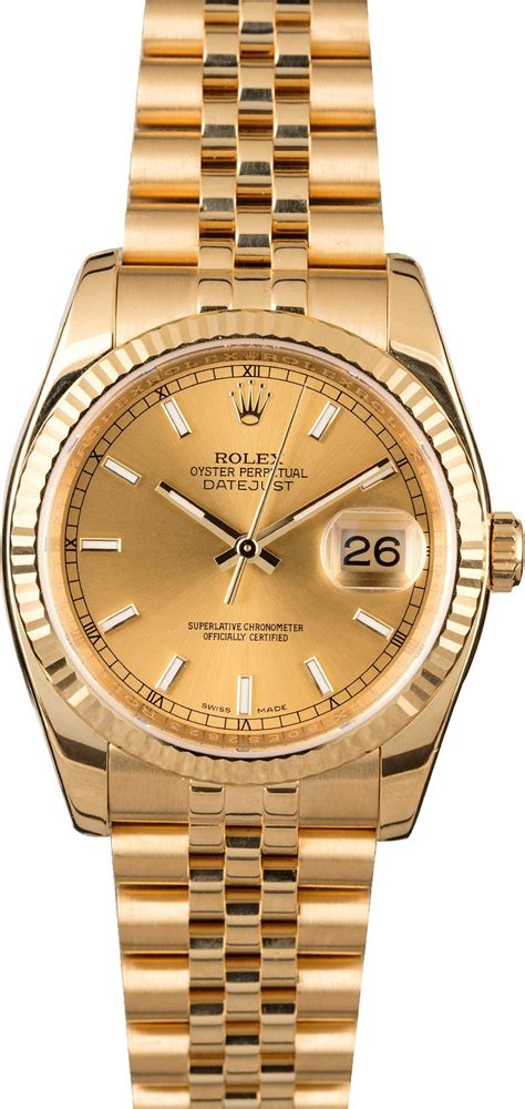 all gold rolex datejust price